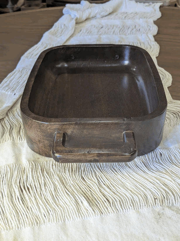 کاسه های روستیک تمام چوب